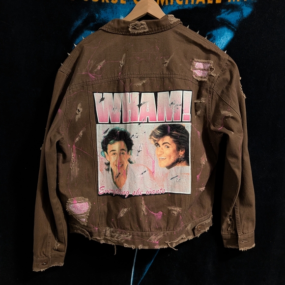 Other - Custom Sewn "WHAM!" Denim Jacket